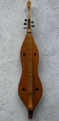 Grosser Mountain Dulcimer, gebaut von Helmut J. Seibert