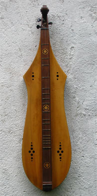 Dulcimer, Modell Epinette, gebaut von Helmut J. Seibert