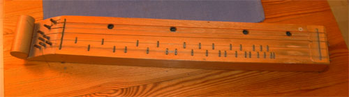 Rechteckige Korpusform, Ungarische Zither